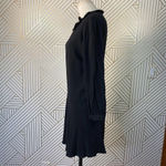 Gerard Darel Pablo‎  Black Ruffle Long Sleeve Dress Photo 4