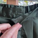 Jason Wu Women's Dark Green Satin Pants Size 2 Photo 6