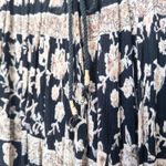 VTG Sag Harbor Womens Skirt Size M Black Midi Floral Boho Cottage‎ Whimsigoth Size M Photo 4