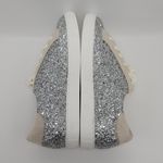 Nature Breeze  Dale Silver Glitter Star Fashion Lace Up Sneakers Size 10 Photo 4