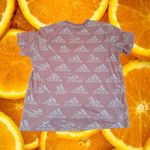 Adidas  Pink‎ Tee with Logos Throughout Photo 3
