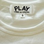 Comme des Garcons Play Womens Heart White Short Sleeve T Photo 3