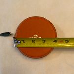 Coach NWT  Orange Coin Case in Spice Orange crossgrain leather Photo 3