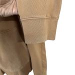 Aerie Womens Sz L Tan Brown Oversized Distressed V Neck Pullover Hoodie Comfy Photo 5