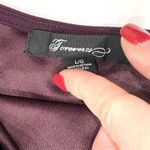 Forever 21  Plum Criss-Cross Back Long Sleeve Bodycon Mini Dress Photo 2