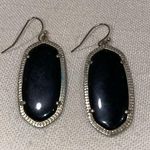 Kendra Scott Gold and Black Stone Elle Earrings Photo 0