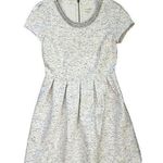 Maison Jules Short-Sleeves A-Line White Dress Size Medium Photo 0