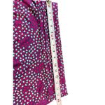 LuLaRoe Purple Mint Green Heart Pattern Full Stretch Roll Waist Maxi Skirt M Photo 7