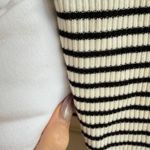 Lulus Striped Ribbed Scoop Bodysuit in Black & Cream size Small Photo 11