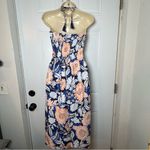 Gypsie Blu Floral Strapless Dress in Blue and Pink S Photo 2