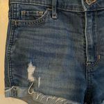 Hollister  Jean Shorts Womens Size 0 High Rise Cuffed Blue Denim Photo 2
