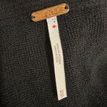 Free People  Women's Black Criss Cross Front Split Side Tunic Top Sweater Size XS Photo 6