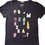 Coca-Cola BRAZIL  Short Sleeve Graphic Brazil Fit V-Neck Gray T Women’s M Photo 0