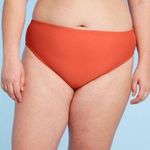 Kona Sol  high coverage hipster bikini swimsuit bottom in rust red size 20/22 Photo 0
