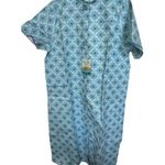 VTG Nightgown Medium Cotton Suede Flannel Sanforized Lowenstein Pajamas Night Photo 2