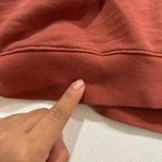 Madewell  MWL Pullover Sweatshirt Rust Red Slouchy Raglan Sleeve Top Size M Photo 12