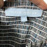 Hill House  Athena Nap Dress Size Small Thai Check Plaid Smocked Mini Puff Sleeve Photo 10