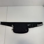 Lululemon Everywhere Belt Bum Bag 1L Black Crossbody Waist Fanny Pack Spellout Photo 2