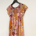 Anthropologie Maxi Dress Arielle Sleep Boho Indie Art Deco Lightweight Size S Photo 3
