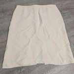Armani Collezioni  Cream Pencil Skirt Size 12 Photo 0