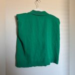 Anthropologie By  Collared Polo Muscle Sweater Tank Shirt Sz M Green Photo 10