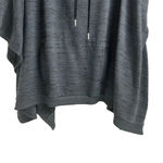 Athleta  Women's Gray Hooded Poncho Sweatshirt Pullover Size S Photo 9