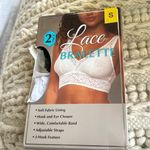 Felina  Stretch Lace Bralette 2-Pack, Black/White, Size Small, NWT Photo 3