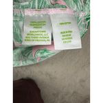 Lilly Pulitzer NWT Ette V-Neck Top Conch Shell Pink Lets Go Bananas Print M Photo 5