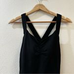 Lululemon  Criss Cross Ruched Tank Top Size 8 Black Photo 1