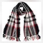 Striped Fringe Scarf Photo 5