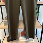 Talbots  Mid-Rise Olive Green Career Ankle Dress Pant Trouser, 10P Photo 2