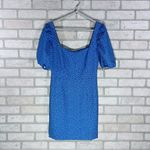 French Connection NWT Elao Whisper Blue Floral Cutout Back Mini Dress Size 4 Photo 2