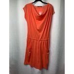 The North Face  orange aurora‎ dress medium outdoors hiking vacation athleisure Photo 1