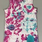 Wonder Nation Blue Purple Tie Dye Cami Camisole Tank Top Shirt Tee Size M 💙💜 Photo 1