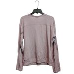 Knox Rose  Waffle Knit Pullover Henley Boho Hippie Sweatshirt Photo 5