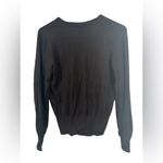 Ann Taylor Factory Black Wrap Front Knit Sweater XS Workwear Business Casual Photo 5