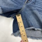 7 For All Mankind Jen7 Shorts Frayed Hem Womens Size 4 Stretch Blue Denim Photo 10
