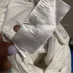 Free People  Maggie Mid Rise Straight Optic White Distressed Jeans- Size 24 Photo 8