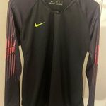 Nike  Black Dri-FIT Long Sleeve Top Women Medium Athletic Casual Gym Workout Photo 0