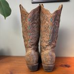 Corral Women's Boots A1952 Sz 7 M Turquoise Inlay Cowboy Western Snip Toe Photo 3