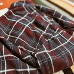 Western Plaid Work Shirt Purple Photo 1