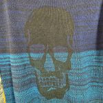 Metal Mulisha Skull Open Back Knit Sweater Size Medium Photo 6