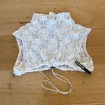 Buci Buci Buci Crop Top Lace Turtle Neck Size L White Size L Photo 2