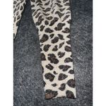CACHE Women’s Animal Print Cutout Shimmer Size M Rayon Spandex Blend Sweater Size M Photo 6