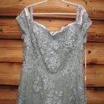 LARA Off the Shoulder A Line Gown Dress Green Size 16 Photo 6