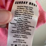 Sunday Best Revolve Pink Mini Dress Womens S Sleeveless Ribbed Baddie Casual Photo 1