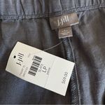 NWT J. Jill Pants 100% Linen Slate Gray Size Large Petite Photo 5