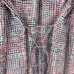 Motherhood  Maternity Long Sleeve Shirt Size Large Henley Buttons Tie Back Photo 4