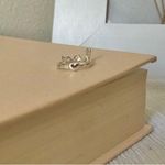 Love Heart Abstract Silver Ring Vintage Cleangirl Minimal Simple Neutral Promise Jewelry Photo 5