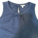 Sonoma Good For Life Navy Tank sz L lightweight summer cotton casual modest Photo 3